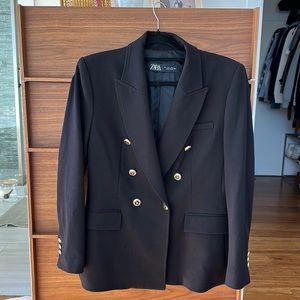 Zara double breasted blazer
